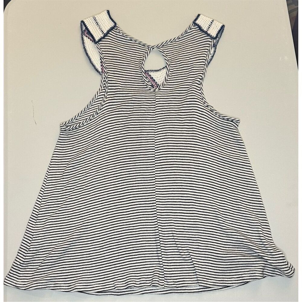 Altar'd State Women's Striped Sleeveless Top L Multicolor Casual Blouse - Picture 3 of 5